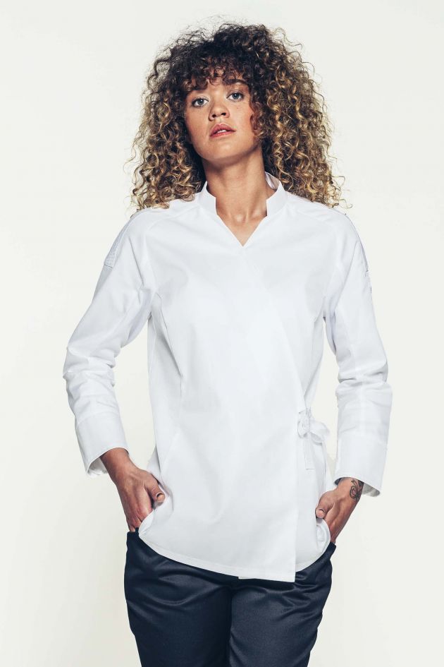 Veste de cuisine femme coupe kimono - Studio B - SOLVEIG