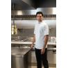 Veste de cuisine blanche manche courtes homme - GORGIO