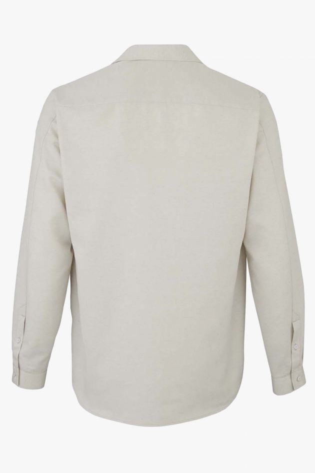  Chemise beige manches longues homme - CALVIN 