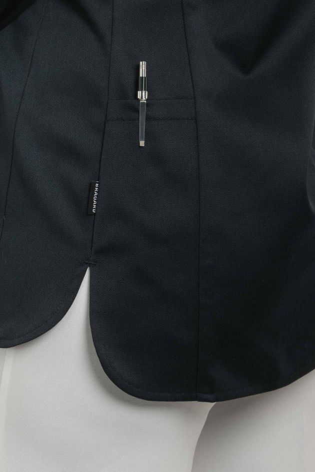 Veste de cuisine bleu femme AMY