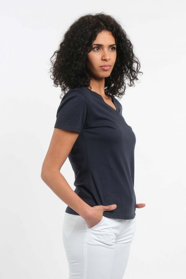 T-shirt femme col V - ERIN