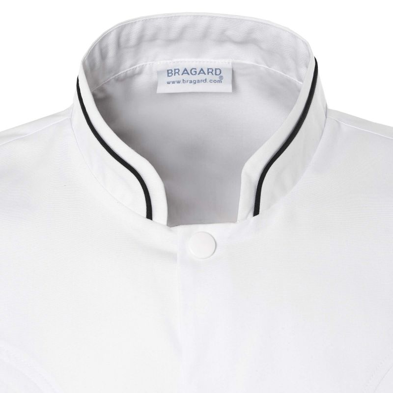 Veste de cuisine blanche manche courtes homme - GORGIO