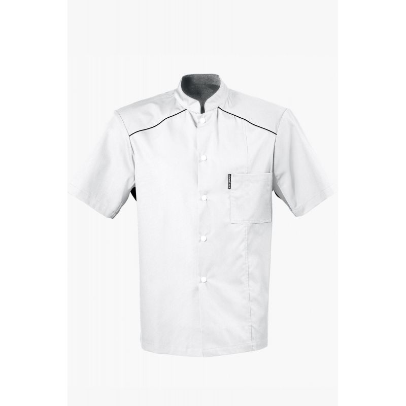 Veste cuisine manches courtes respirante - KANSAS