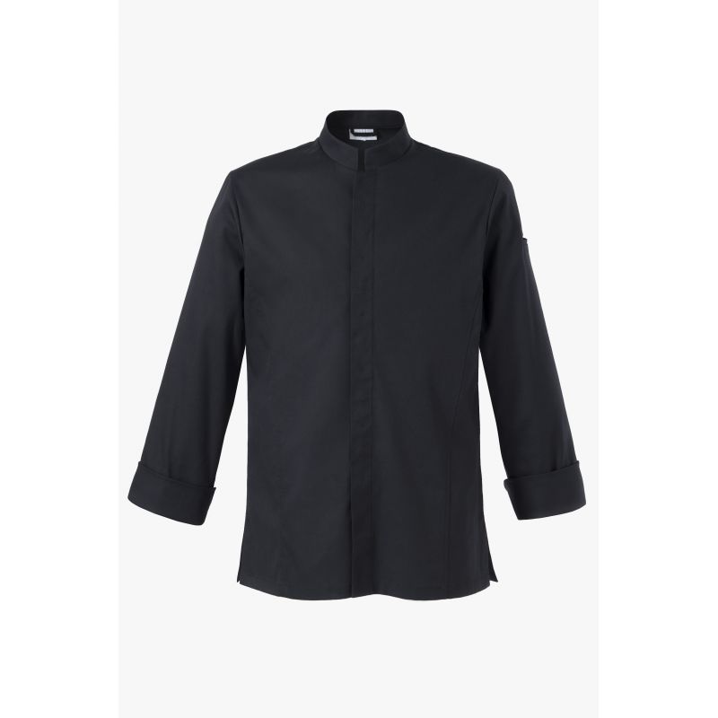 Veste de cuisine noire - Collection Tristan Brandt - ORIONO
