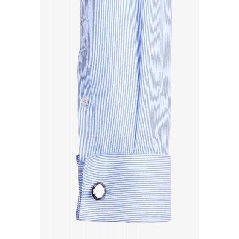 Chemise bleue pour homme  - MATHIS