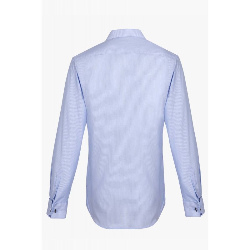 Chemise bleue pour homme  - MATHIS