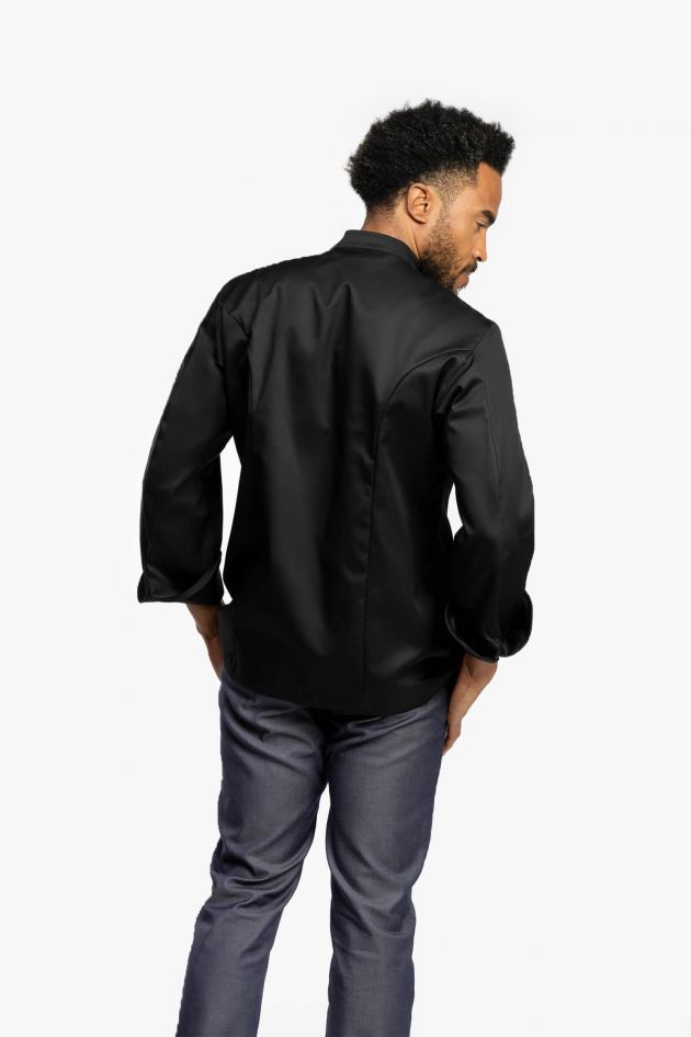 Veste de cuisine noire premium - GRAND CHEF ALLURE