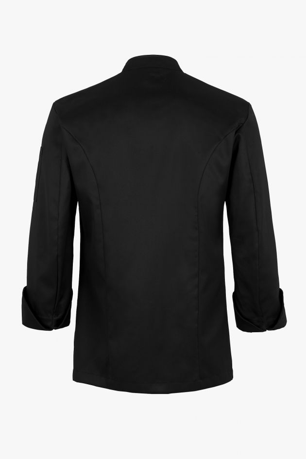 Veste de cuisine noire premium - GRAND CHEF ALLURE