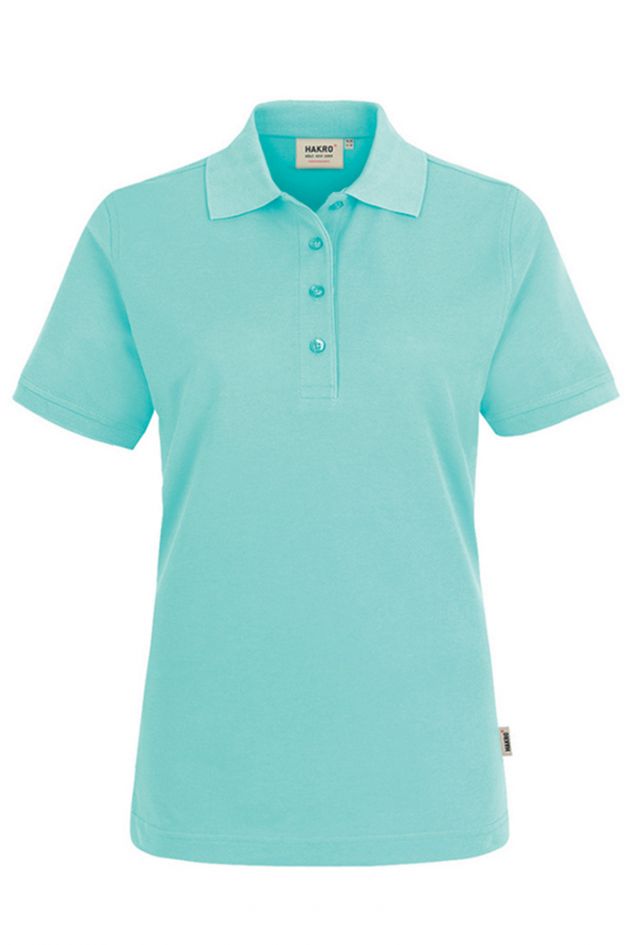 POLO MANCHES COURTES VERT GLACE FEMME - ANTINEA