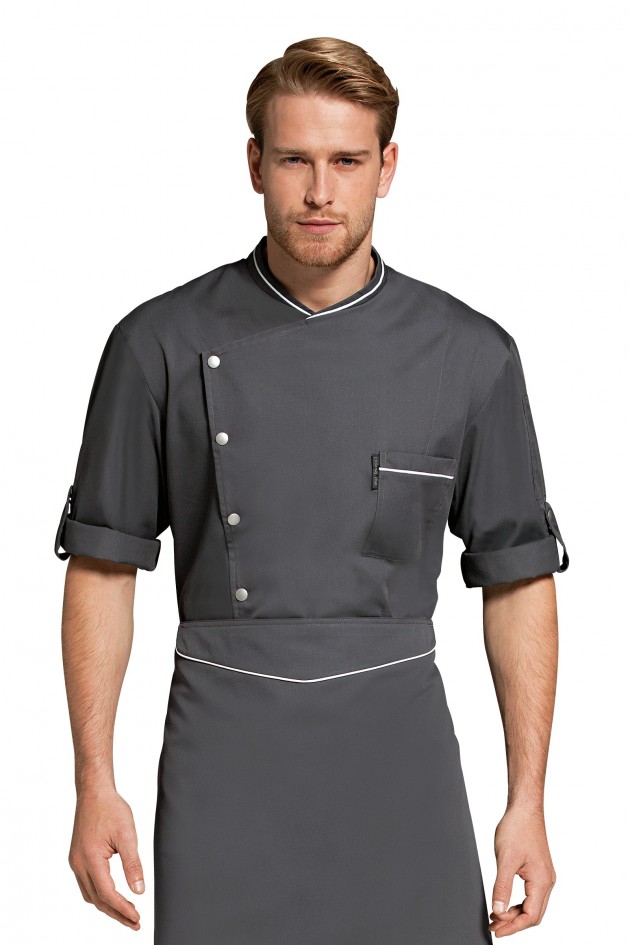 Veste de cuisine grise homme - Chicago - Bragard
