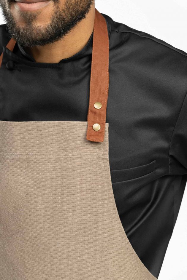 Tablier à bavette - FILEAS TAUPE